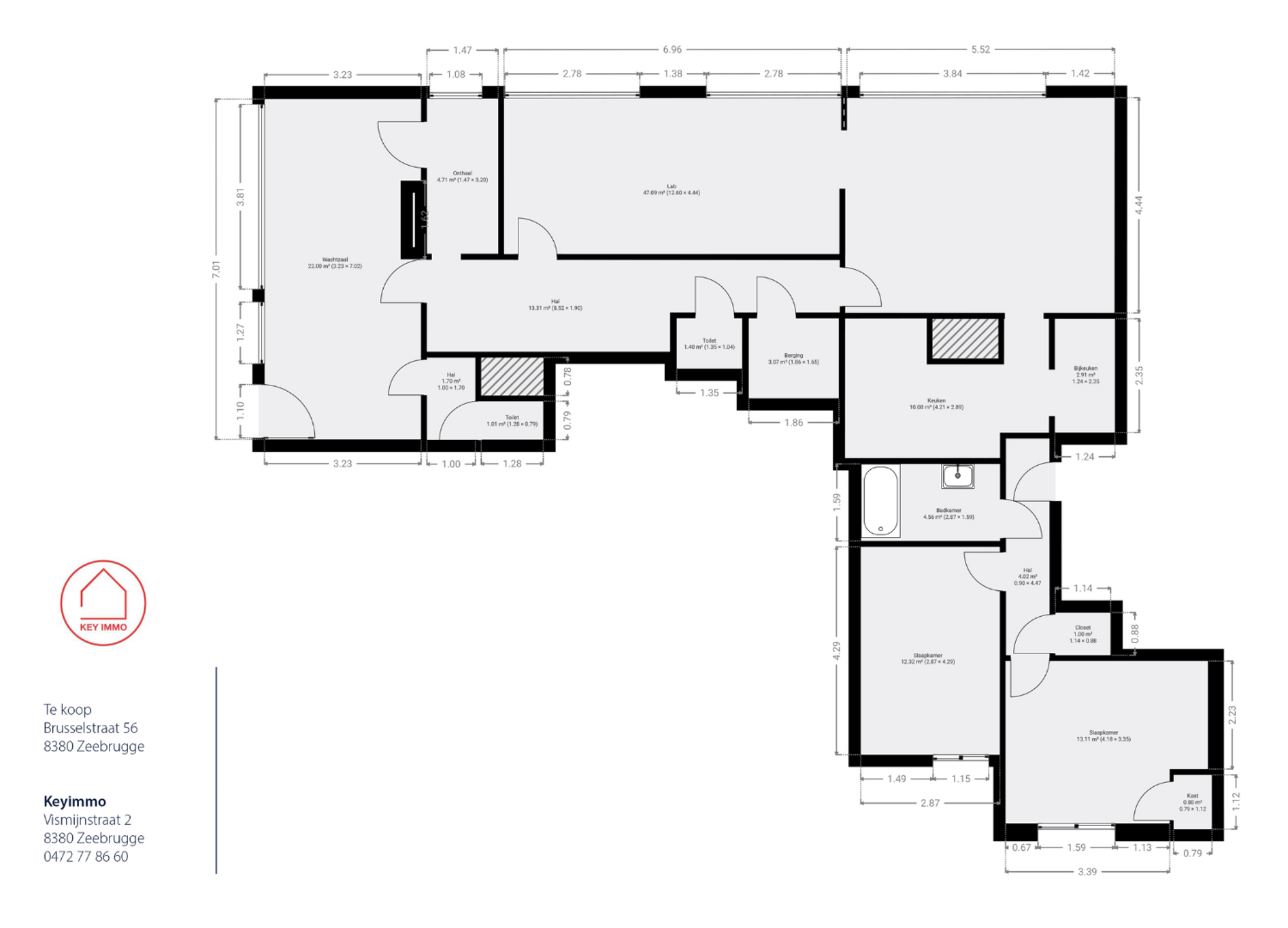 Apartment for sale in Zeebrugge with 3 bedrooms - photo 2