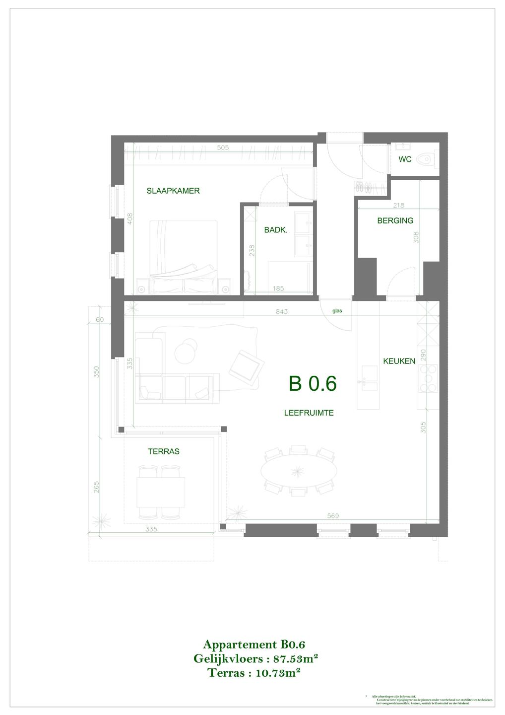Mechelen gelijkvloers appartement B0.6 - foto 5