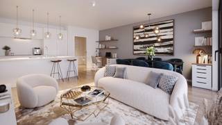 <span><strong>Woluwe-Saint-Lambert</strong></span> - This 1-bedroom apartment, located within the Tomowo project, offers a pleasant living environment in a modern and green residential setting.<br /><br />The living room with open kitchen enjoys beautiful natural light and opens onto a private outdoor area. The comfortable and well-proportioned bedroom guarantees peace and privacy on a daily basis. The selected materials and high energy performance ensure lasting comfort.<br /><br />An ideal apartment for a first purchase, a pied-à-terre or an investment in a particularly sought-after municipality. An opportunity not to be missed. Pack Serenity available subject to availability and eligibility conditions. Sold under registration duties (12.5%) on the land and VAT on the construction. Surfaces and visuals are provided for information purposes only. Contact us for more information.