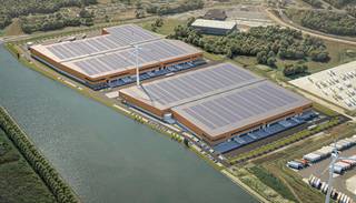 Magazijn Unit F:- magazijn 9.600m²- mezzanine 1.890m²- kantoor 422m²...