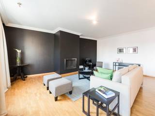 Gelegen in een luxueus gebouw aan de Louizalaan, tussen Kastelein en Flageyplein, gemeubeld appartement met een bruto vloeroppervlakte volgens EPC...