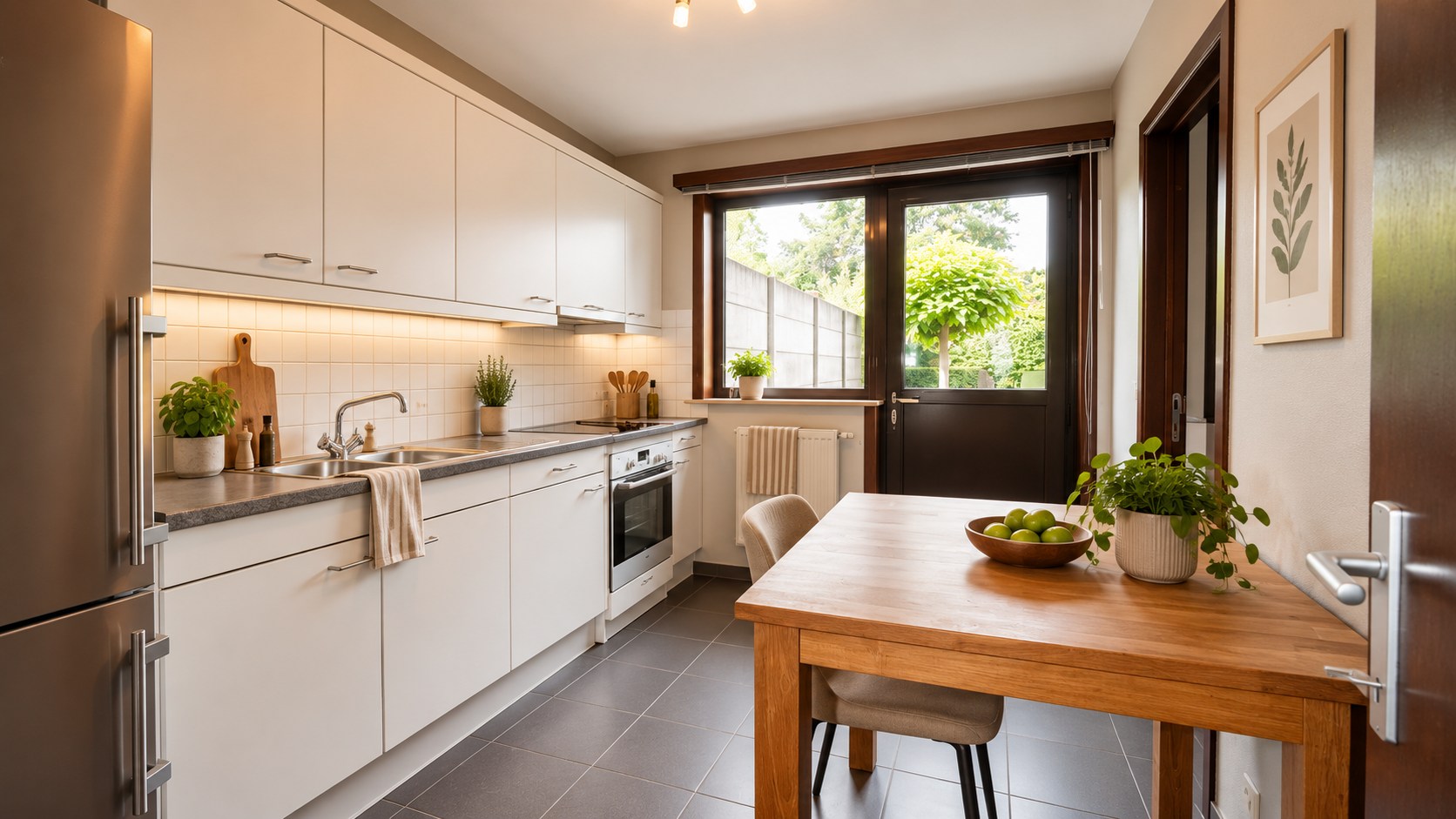 Appartement met terras, tuin en garage te Lokeren - foto 4