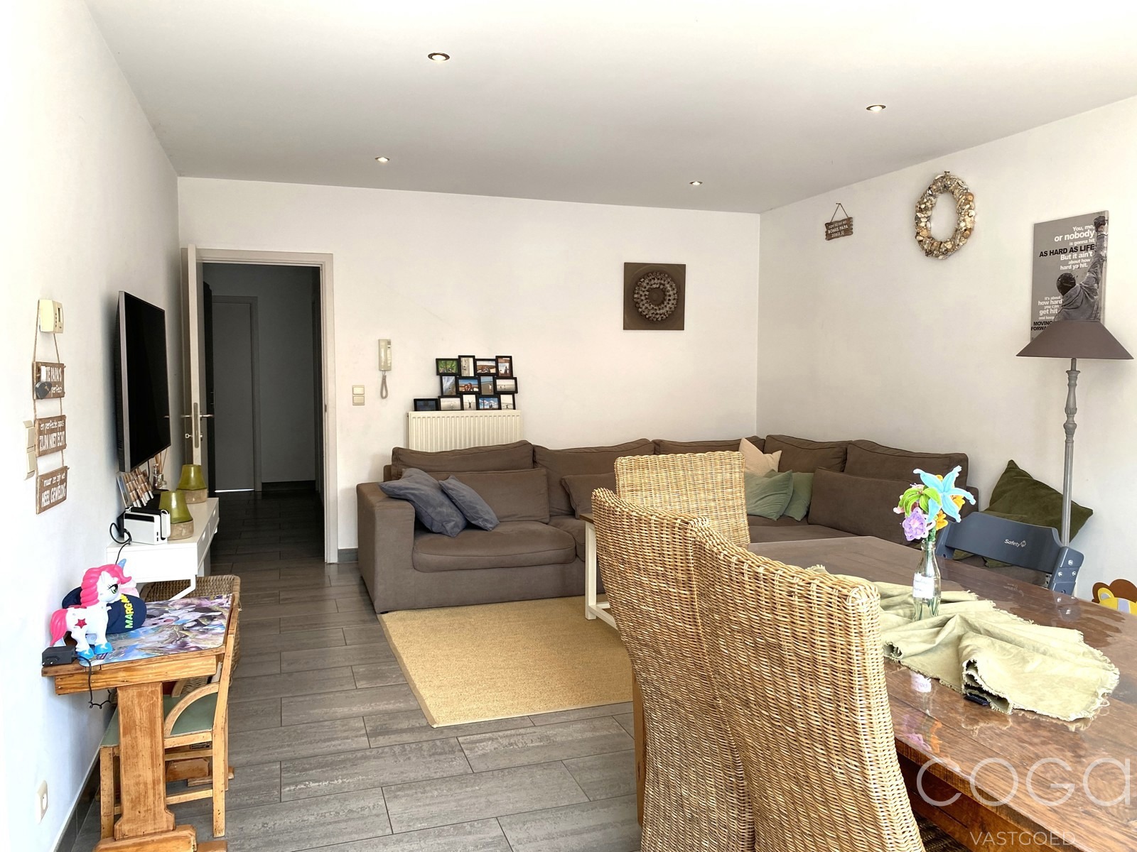 Gezellig appartement met 2 slpks, terras en garagebox! - foto 5