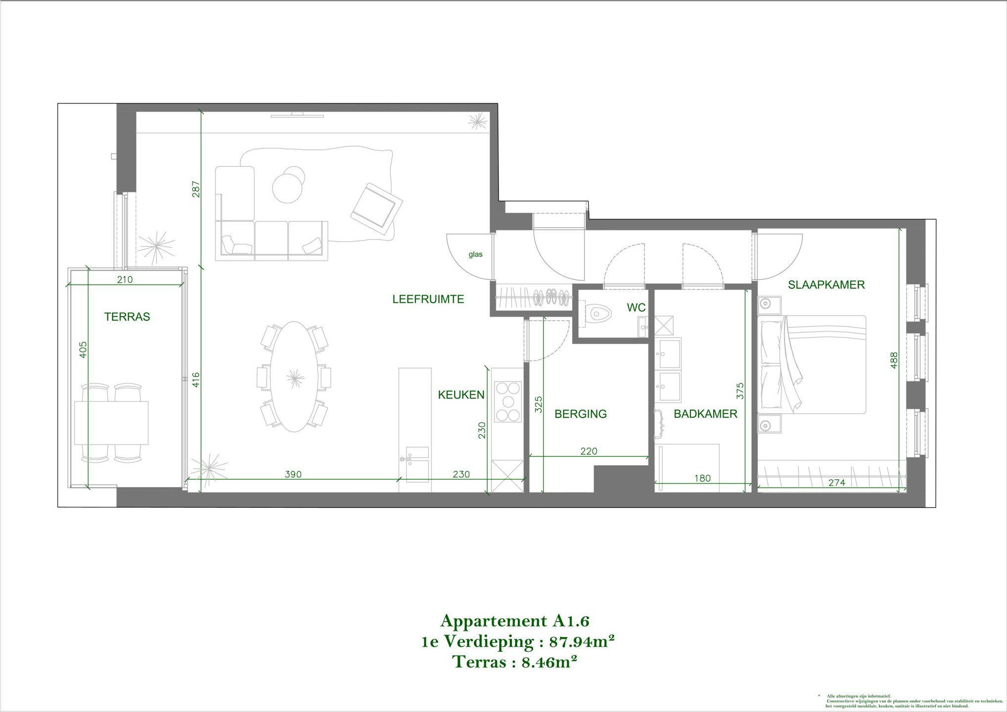 Mechelen appartement A1.6 op 1ste verdiep - foto 2