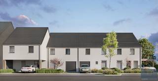 Eigentijds, kleinschalig nieuwbouwproject van 4 woningen nabij Maldegem centrum - 6% btw mogelijk! <br /><br />In het hart van Maldegem, op een centrale locatie in de Weggevoerdenlaan, presenteren wij met trots een nieuwbouwproject bestaande uit vier moderne woningen. Dit project biedt een perfecte mix van comfort, duurzaamheid en uitstekende bereikbaarheid.<br />De woningen zelf bieden veel ruimte en zijn makkelijk aanpasbaar. Ze zijn voorzien van een bredere voorgevel, wat bijdraagt aan een lichtere en ruimtelijke indeling. Daarnaast beschikken ze over 3 tot 4 slaapkamers, ideaal voor een gezin of voor wie graag extra ruimte heeft. Het ruime tweede verdiep biedt ook de mogelijkheid tot extra kamers, bureau of hobbyruimte. Perfect voor wie een flexibele indeling wenst.<br />Bepaalde woningen hebben een inpandige garage, die niet alleen ideaal is voor het parkeren van uw voertuig maar ook als berging kan dienen. Zodoende beschikt met over extra opbergruimte in huis.<br /><br />De woningen zijn gelegen in een aangename en rustige woonbuurt met een uitstekende verbinding naar de belangrijkste voorzieningen zonder in te boeten op rust en ruimte. Alle elementaire behoeften zoals bakker, supermarkt, slager, … bevinden zich op wandelafstand. Op die manier kunt u steeds makkelijk aan uw dagdagelijkse benodigdheden komen. U vindt er ook scholen, medische voorzieningen en recreatiemogelijkheden zoals het Sint-Annapark wat het ideaal maakt voor gezinnen die een dynamisch en aangenaam woonklimaat zoeken.<br />Daarnaast zorgt de nabijheid van de autostrade E34 voor een vlotte verbinding naar zowel Antwerpen als Knokke. Ideaal voor zowel de werkende mensen in de omstreek als diegene die graag aan de Kust vertoeven voor wat ontspanning.<br /><br />Hernieuwbaarheid: De woningen in dit nieuwbouwproject zijn ontworpen met een focus op energiezuinigheid en duurzaamheid. Dankzij de hoogwaardige isolatie worden warmteverliezen tot een minimum beperkt, wat bijdraagt aan een optimaal energieverbruik en lagere energiekosten. Daarnaast zijn de woningen uitgerust met zonnepanelen, die zorgen voor een duurzame energieproductie en een vermindering van uw energierekening.<br />Verder is elke woning voorzien van vloerverwarming, wat niet alleen voor extra comfort zorgt, maar ook energie-efficiënt is. Deze vorm van verwarming verspreidt de warmte gelijkmatig door het huis en werkt optimaal in combinatie met de goede isolatie.<br />Met deze slimme, duurzame technologieën kunt u genieten van een comfortabel en ecologisch verantwoord thuis, terwijl u tegelijkertijd bijdraagt aan een groenere toekomst.<br /><br />In dit nieuwbouwproject bieden wij uiteraard ook terug de mogelijkheid om uw woning aan te passen aan uw persoonlijke voorkeuren en behoeften. Samen met de klantenbegeleider kunt u het ontwerp en de indeling van uw woning volledig afstemmen op uw wensen.<br />Of het nu gaat om het aanpassen van de indeling van de kamers, het kiezen van de afwerkingsmaterialen of het integreren van extra voorzieningen, we staan klaar om u door het volledige proces te begeleiden en ervoor te zorgen dat uw woning perfect aansluit bij uw levensstijl.<br /><br />Daarnaast kunnen alle kosten op de constructiewaarde voor de woningen volledig aan het permanente BTW-tarief van 6% gefactureerd worden. Bij de woningen in de Weggevoerdenlaan kan dit snel tot € 40.000 schelen. Ook voor investeerders die de woning verhuren, kan er aangekocht worden aan dit voordelige BTW-tarief. Wat ze interessanter maakt naar aankoop dan een bestaande woning aan 12% registratierechten.<br /><br />Lot 3: €405.000 . <br /><br />Interesse? Contacteer Bonne Vastgoed via 050/73.73.73 of via info@bonnevastgoed.be