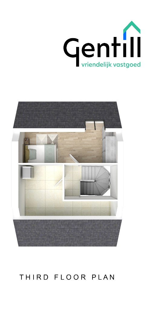Casco nieuwbouwwoning met carport op rustige ligging in Kuurne - foto 4