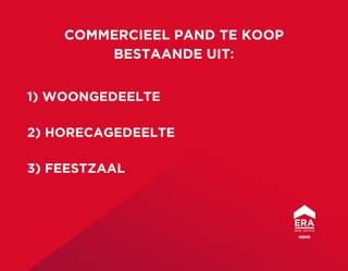 Ondernemen en wonen onder één dak – instapklaar horecapand met woonst &amp; feestzaal in JabbekeDroom je van je eigen horecazaak met woonst boven?...