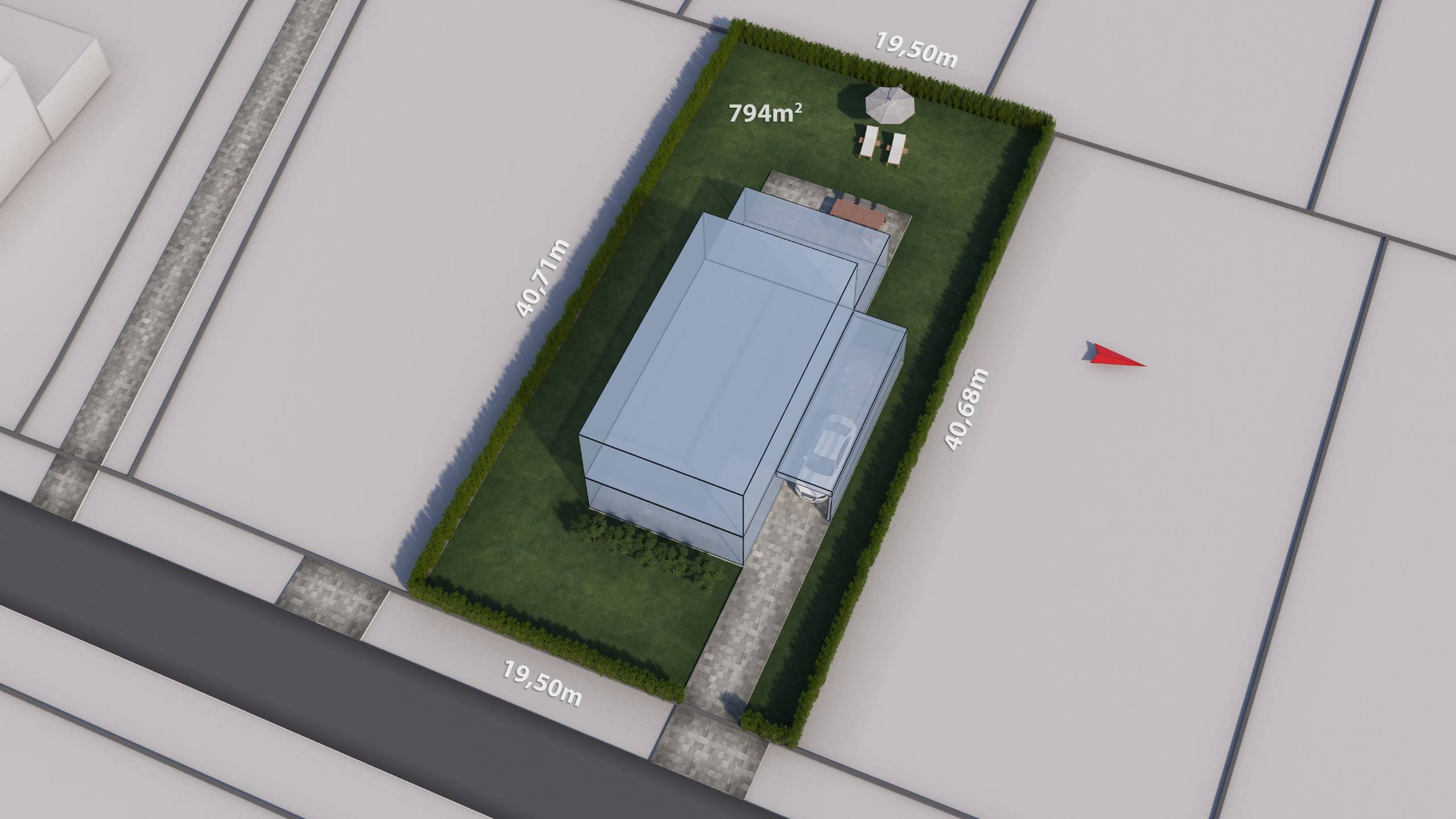 Building plot of 794 m² for detached construction in Balen - photo 1