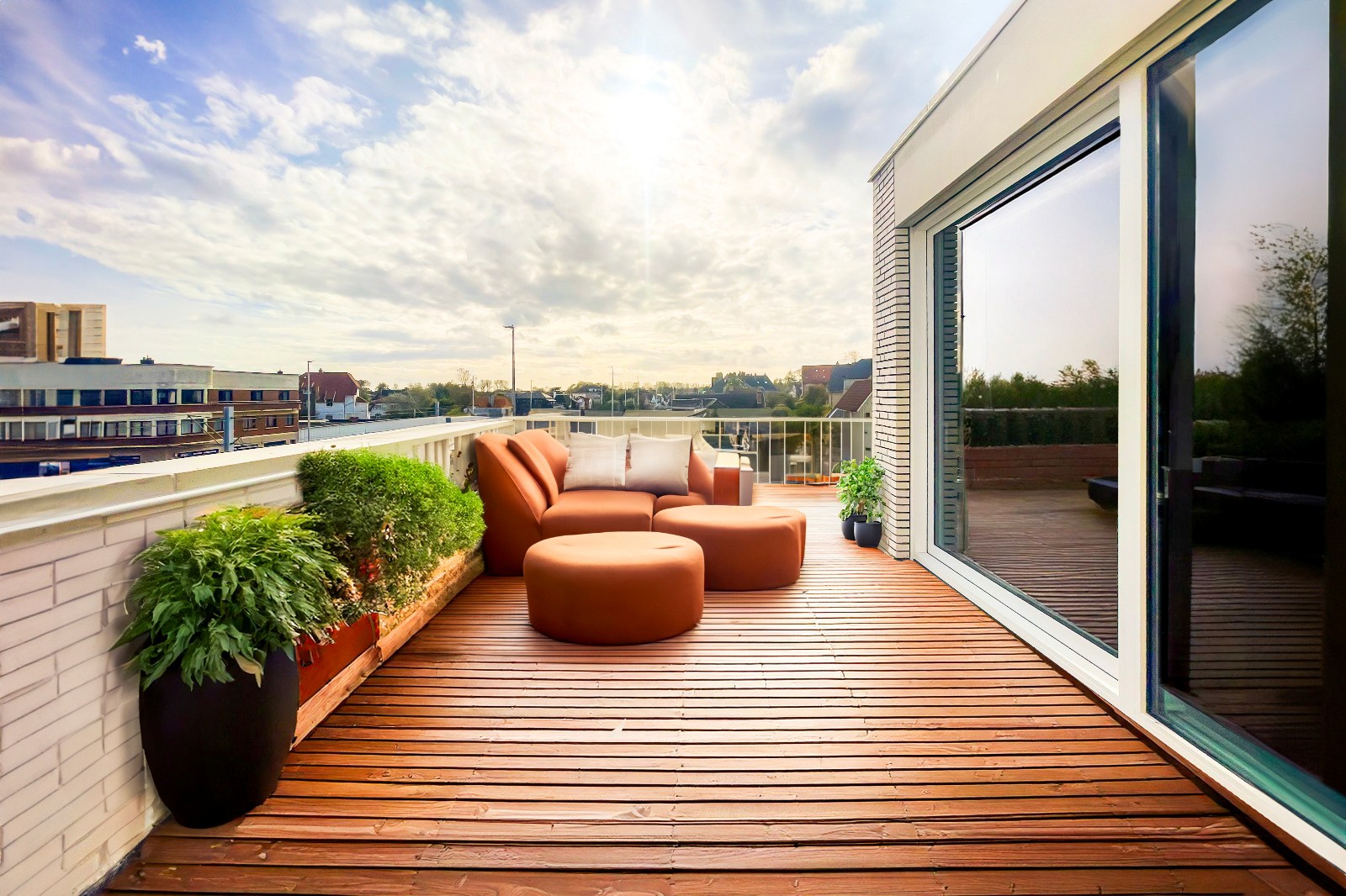 Ruim appartement met terras en lift in Koksijde, 3 slaapkamers, bouwjaar 2024, 110.00m², omgeving zeedijk, digitale tv, 2 badkamers - foto 3