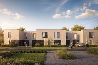 Op de grens van Roeselare en Hooglede, in de Simonne Brugghestraat, staan deze halfopen en gesloten nieuwbouwwoningen in een rustige en kindvriendelijke buurt. Ze charmeren met hun unieke nieuwbouwstijl, waarbij een goede bereikbaarheid en een groene omgeving perfect samenkomen. Je kunt gemakkelijk de autosnelweg nemen of het openbaar vervoer gebruiken. Bovendien geniet je van de nabijheid van ziekenhuizen, scholen, winkels en diverse recreatiemogelijkheden, waardoor het een ideale woonplek is voor zowel jong als oud.<br /><br /><strong>Troeven van deze woningen:</strong>
<ul>
	<li>Instapklare, energiezuinige woning;</li>
	<li>Vloerverwarming op het gelijkvloers in combinatie met het warmtenet;</li>
	<li>3 ruime slaapkamers;</li>
	<li>Badkamer uitgerust met een inloopdouche, bad en dubbel lavabomeubel;</li>
	<li>Zeer ruime inpandige garage met automatische sectionaalpoort en doorgang naar de tuin.</li>
</ul>
Wil je meer informatie? Neem dan nu nog contact met ons op!