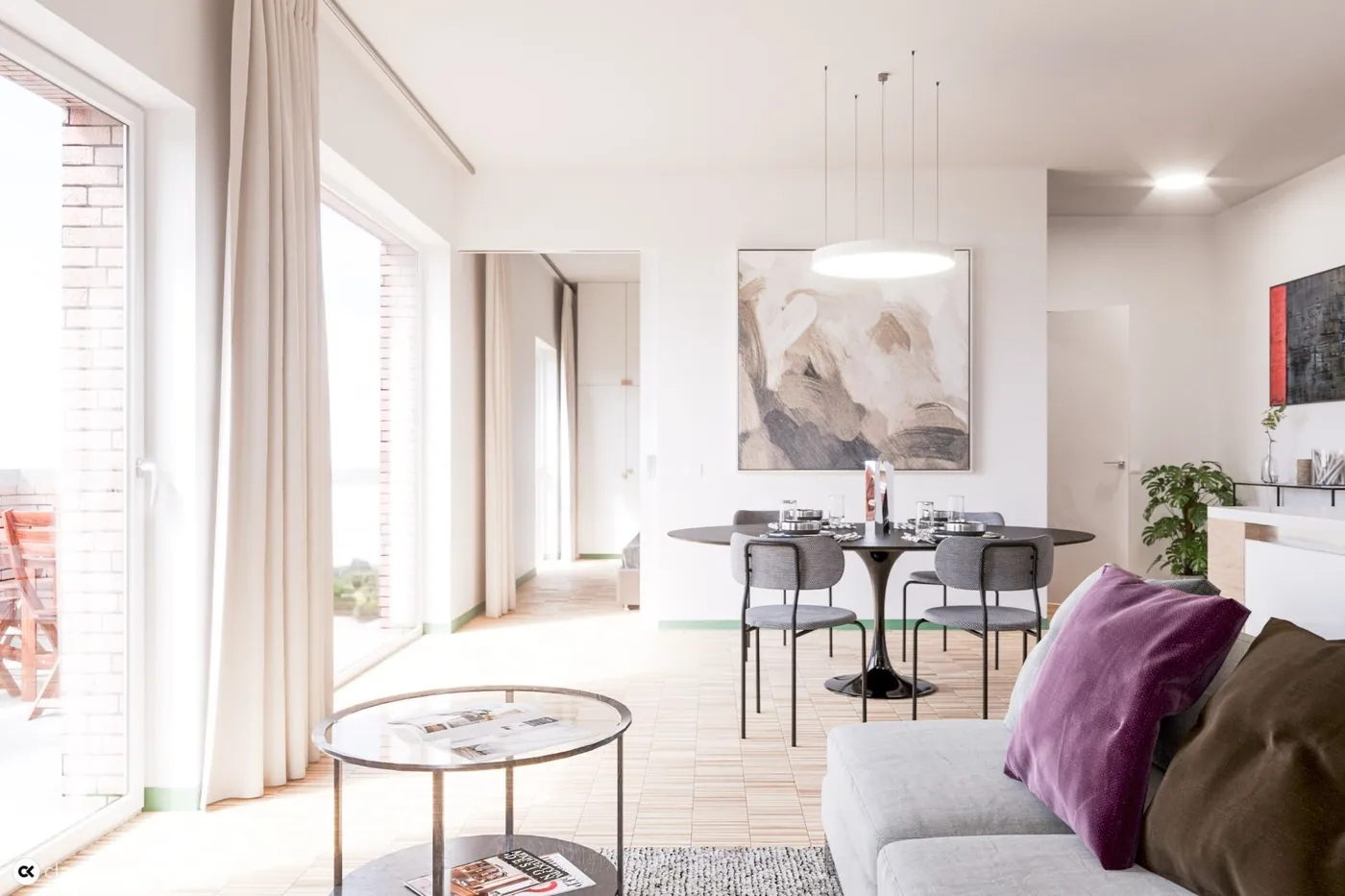 StJorisWinge - nieuwbouw apt 91 m2 met 2 slks + terras - foto 2