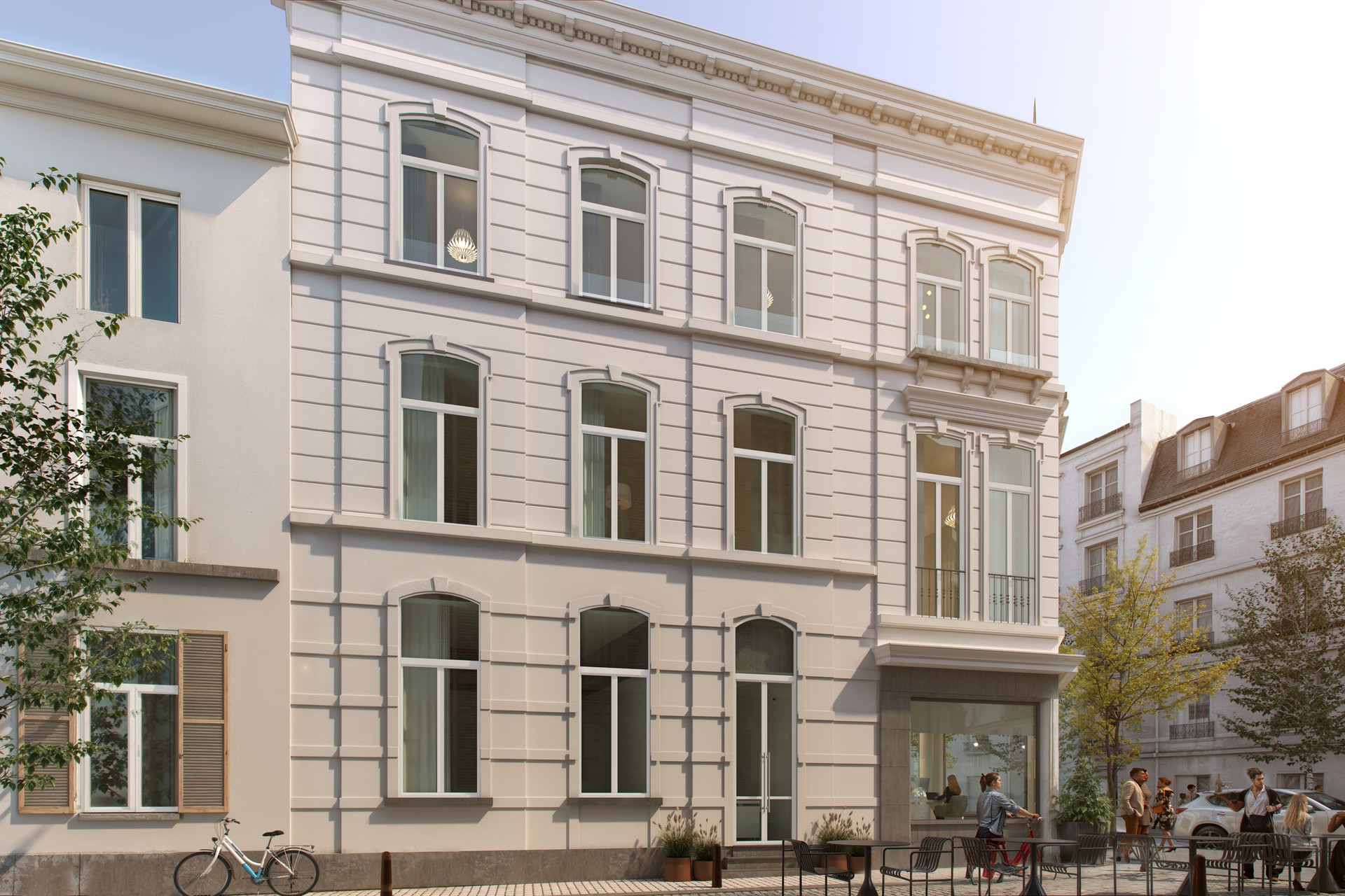 Samengevoegde casco handelsruimte met hoekligging – Residentie ROMÉE - foto 2