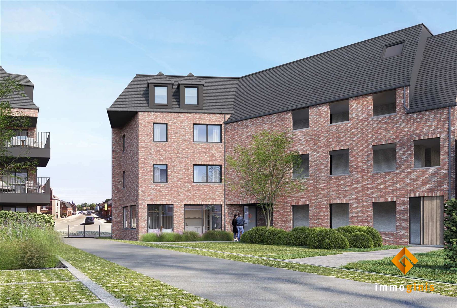 OPEN WERF! Appartement (eerste verdieping)  met 2 slaapkamers en overdekt terras.  - foto 4