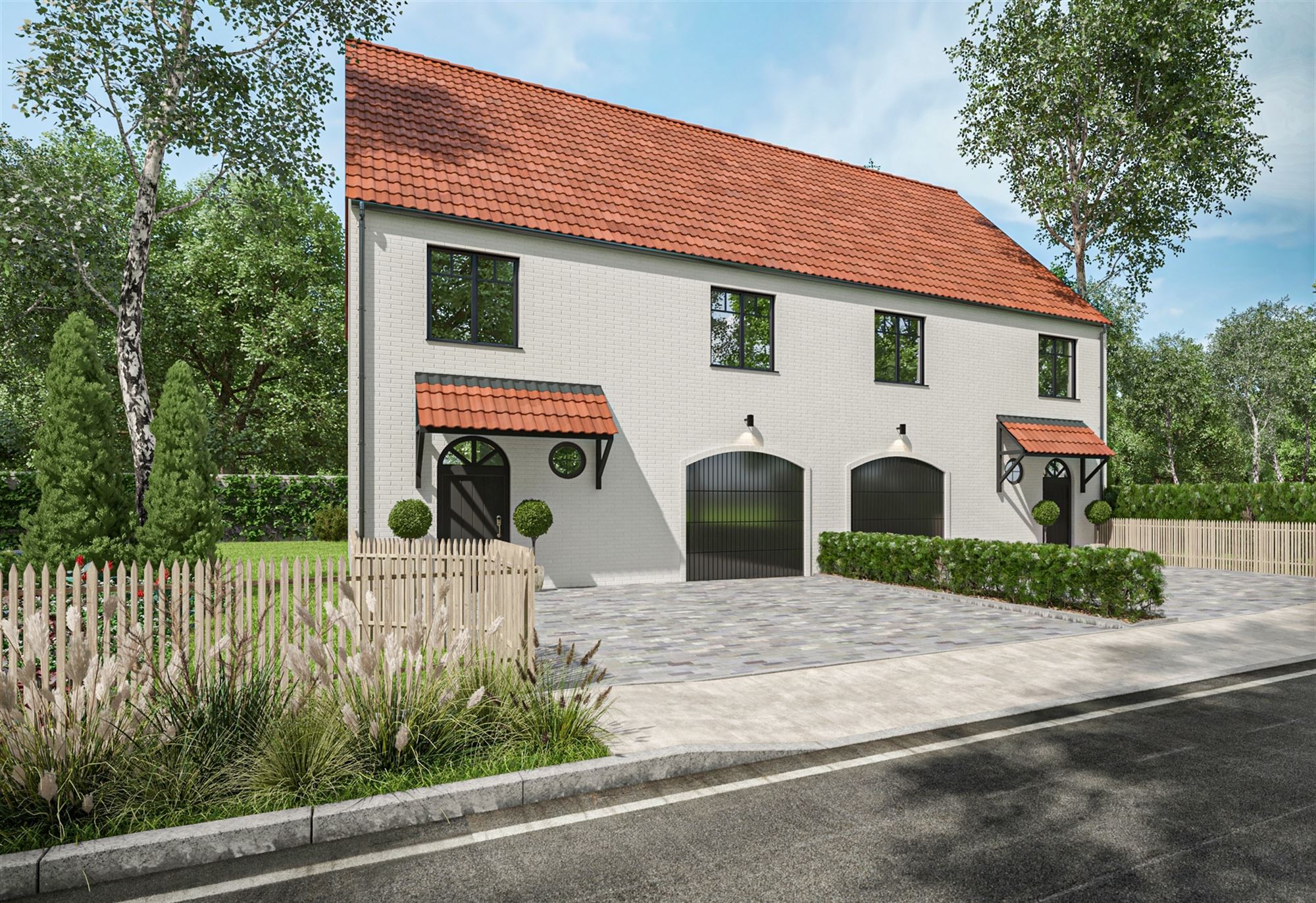 Groep van 6 prachtige nieuwe woningen - foto 1