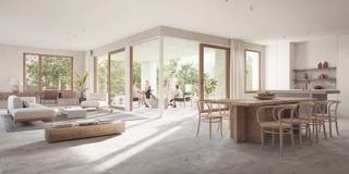 <p><strong>Villa-appartement, omgeven door de parktuin van Residentie "Driezenhof". Dit appartement biedt u een riante woonoppervlakte van 231m², exclusief het terras van 30m². U geniet hier volledige privacy en kijkt u via elke raampartij uit over de aangelegde tuin. Hier woont u met het gemak van een appartement, maar beleeft u een villa - gevoel, letterlijk tussen de bomen. <br /><br />Indeling: U betreedt dit appartement via de riante inkomhal met daar de ruimte voor vestiaire, en directe toegang tot het gastentoilet en de berging. De leefruimtes zijn opgezet in L-vorm, en u geniet hier langs 3 zijden van natuurlijk daglicht en een schitterend zicht over de tuin. De keuken wordt volledig naar uw smaak ingericht en biedt de plaats aan een groot keukeneiland. In de eetkamer plaatst u probleemloos een tafel voor 10 of 12 personen. De zithoek aan de tuinzijde baadt in het natuurlijk daglicht. Grote raampartijen geven uit over het overdekte terras van 30m² met zuidwest oriëntatie, waar u het gevoel heeft tussen de bomen te vertoeven. <br /><br />De hoofdslaapkamer kan naar wens uitgerust worden met een riante, ingemaakte kastenwand en heeft een eigen, ensuite badkamer met inloopdouche, apart toilet en ligbad (indien u dit wenst). Ook de badkamer kijkt uit op de tuin. Vervolgens heeft u een volwaardige logeer / kinderslaapkamer met aanpalend de 2e badkamer. De 3e kamer staat in connectie met de inkomhal, waardoor deze ideaal is als bureau of leeshoek. Maar indien gewenst kan deze perfect dienen als 3e slaapkamer. <br /><br />Parkeren doet u ondergronds, in de afgesloten parkeergarage. Hier wordt voor u een grote garage voorzien voor 2 wagens, dewelke afgesloten is met een elektrische poort. Uiteraard zal u elektrisch kunnen laden als u dat wenst. U bereikt de garage via een bijzonder grote lift. Uw fietsen stalt u in de fietsenstalling in het gelijkvloers, of in uw eigen garage indien u dat wenst. <br /><br /></strong>"Driezenhof" is project zoals ze maar zelden voorbij komen: Kleinschalig en in een unieke, groene stadsoase. Deze nieuwe residentie ligt heerlijk verscholen aan de autoluwe Driezenstraat, zonder twijfel één van de charmantste straatjes in het centrum. Hier woont u op een boogscheut van de Grote Markt en de winkelstraten, maar ontsnapt u volledig aan de stadsdrukte. Wij bieden u hier nog 3 villa-appartementen aan, op de gelijkvloerse of eerste verdieping en met oppervlaktes van 216m² tot wel 231m², exclusief riante terrassen die een ideale zuid + west oriëntatie, ultieme privacy en een magnifiek uitzicht over de parktuin genieten. Dit unieke stukje groen wordt ommuurd en onder architectuur aangelegd, waarbij uiteraard de monumentale bomen bewaard blijven. Elk appartement geniet van een bijzonder ruimtelijk gevoel dankzij dit schitterende uitzicht, leefruimtes met raampartijen langs 3 zijdes en plafondhoogtes van meer dan 3 meter.<strong> </strong><br /><br />Een smaakvolle en tijdloze uitstraling hand in hand met natuurlijke materialen en de allerbeste, geavanceerde technieken: Geothermische warmtepomp, vloerverwarming + koeling, een ventilatiesysteem D met warmterecuperatie, zonnepanelen voor het collectieve verbruik met de mogelijkheid om uit te breiden met een privatieve installatie,... Vanzelfsprekend is het gebouw Bijna Energie Neutraal (BEN) en streeft men naar een E-peil van 20. Het appartement wordt tot in de puntjes en volledig naar uw smaak afgewerkt. Hiervoor mag u rekenen op bijzonder ruime budgetten bij hoog aangeschreven leveranciers zoals bijvoorbeeld Segers Interieur voor de keuken. <br /><br /><strong>De werken zijn volop aan de gang en de oplevering wordt verwacht nét voor de zomer van 2025. Uiteraard heeft u momenteel nog alle inspraak in de afwerking van uw appartement. Is uw interesse gewekt? Laat u verwonderen over dit bijzondere project en contacteer ons vrijblijvend voor meer informatie of een rondleiding ter plaatse op de werf. <br /></strong></p>