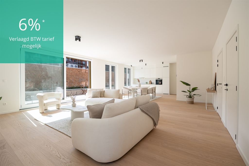 Luxueus gelijkvloers app met ruime tuin - foto 1