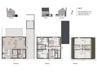 Deze energiezuinige ( E-peil 1!)  woning op lot 2 is een halfopen bebouwing op een perceel van 197m².GELIJKVLOERS: inkom met ruimte voor vestiaire,...