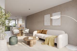 In Wenduine, gelegen langs de Brugse Steenweg, starten binnenkort de werkzaamheden aan de nieuwbouwresidentie Lauhaz. Het project omvat 11 appartementen opgetrokken volgens de typerende architectuur van Architektenburo uit Knokke en betreft een kleinschalige ontwikkeling in de nabijheid van het centrum van Wenduine. Quasi alle faciliteiten zijn te bereiken op wandelafstand. Naast de appartementen zijn er ook 6 staanplaatsen aanwezig waaronder 5 garageboxen.
De afwerking van het project is uiterst duurzaam; zo wordt de gevel opgetrokken in een lichte façadesteen in combinatie met strakke zwarte gevelelementen. Bovendien zullen de appartementen beantwoorden aan de hedendaagse eisen en normen op vlak van energiezuinigheid. De combinatie van een energie-efficiënt verwarmingssysteem, de akoestische en thermische isolatie maken dat de E-peilen maximaal E30 kunnen bedragen.
Alle appartementen worden voorzien van een maximum aan hedendaags comfort met zonnige terrassen op de verdiepen en private tuinen voor de gelijkvloerse appartementen. Daarnaast voorziet de bouwheer mooie budgetten in het lastenboek om van je appartement een echte thuis te maken.
Interesse in het project Lauhaz in Wenduine? Contacteer Dries voor meer info of een afspraak op 0475 57 40 19 of via dries@keyimmo.be