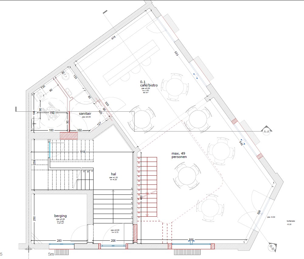 Exclusief Handelsgelijkvloers/Kantoor met Mezzanine – Hoekligging Montignystraat / Amerikalei - foto 3