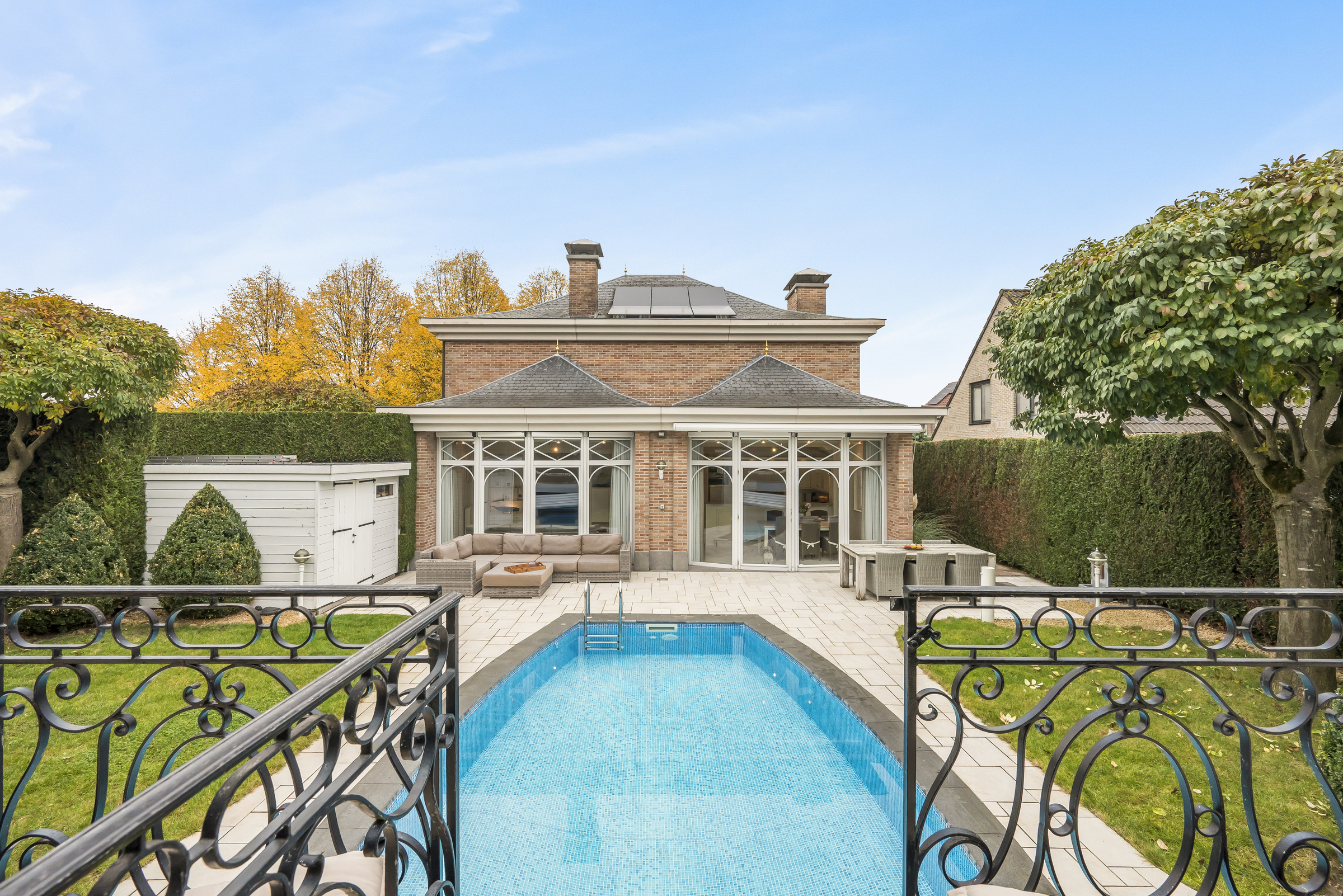 Franse pastoriestijl villa met zwembad in Bornem - foto 3