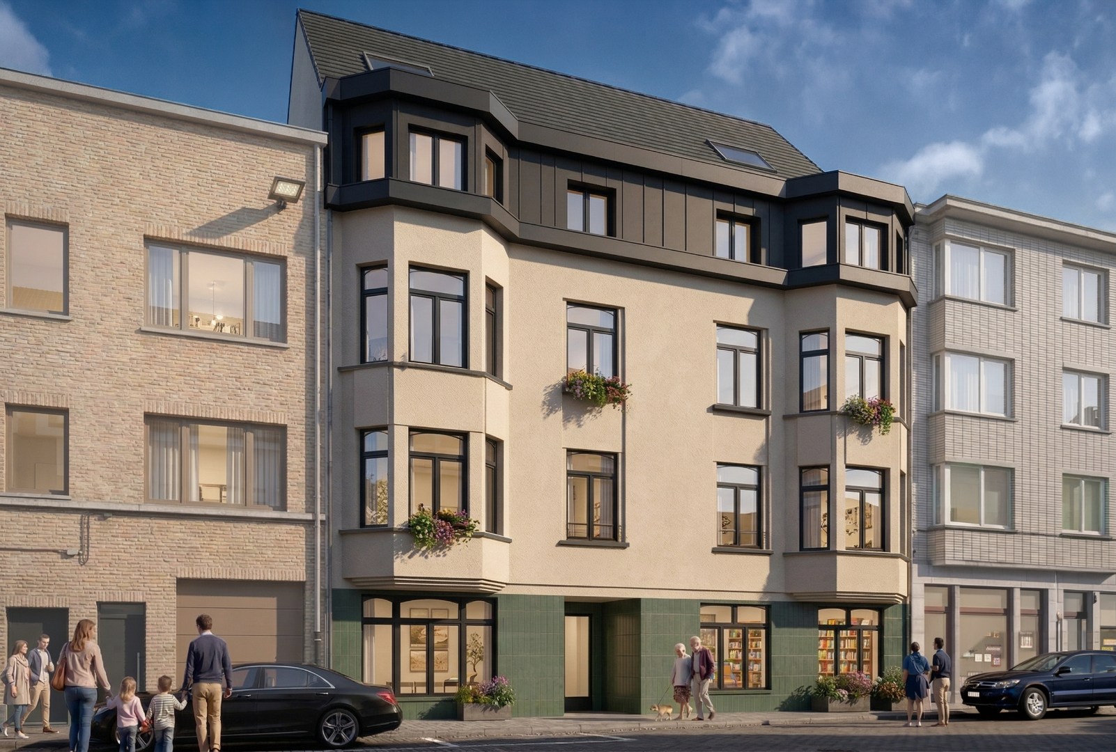 KNUS GV 1-SLAAPKAMER APPARTEMENT MET STADSTUINTJE - foto 3