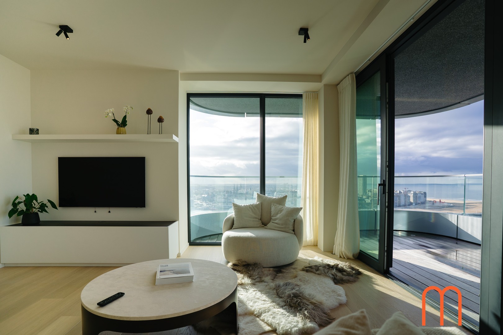Luxueus gemeubeld appartement te huur op Oosteroever – Ensor Tower II met panoramisch zeezicht - foto 5