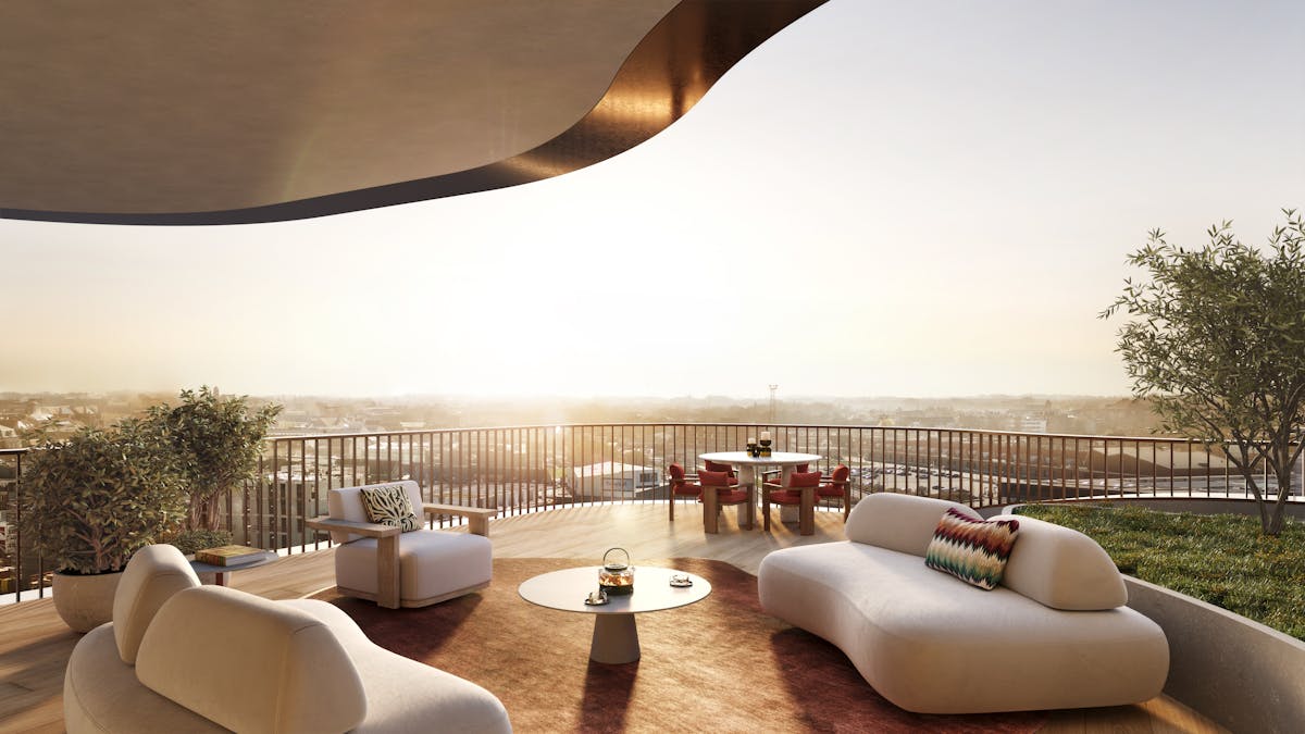 Exclusief wonen aan de Leie met uitzonderlijk terras (32m²)! - foto 2