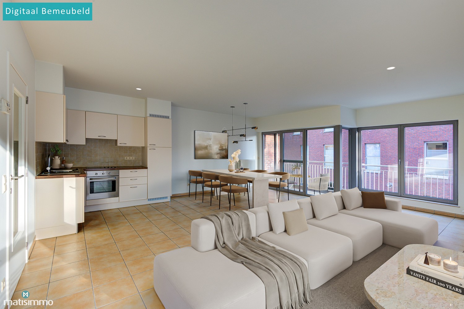 INSTAPKLAAR EN ENERGIEZUINIG APPARTEMENT MET PARKEERPLAATS AAN DE RAND VAN CENTRUM TONGEREN - foto 3