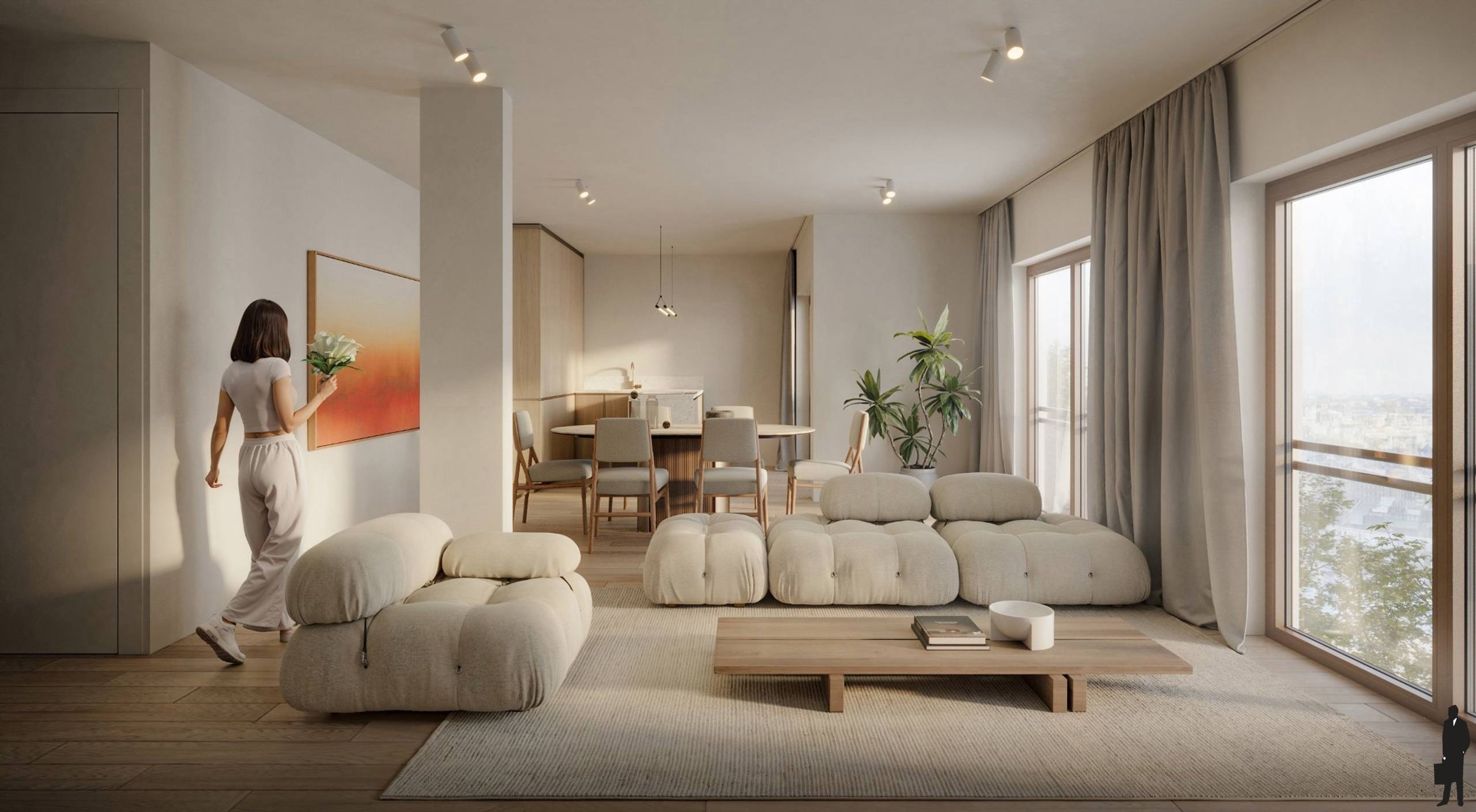 Apartment for sale in Antwerp with 4 bedrooms - photo 3