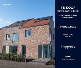 Je komt deze ruime, moderne woning binnen via de inkomhal waar je toegang hebt tot het gastentoilet en de leefruimte. Deze omvat een zithoek, een eethoek en de open keuken. Verder is er op het gelijkvloers ook nog een bureaukamer en een handige berging. Op de eerste verdieping heb je drie volwaardige slaapkamers, een volledig uitgeruste badkamer en een apart toilet. Via een vaste trap kan je nog naar de tweede verdieping die mogelijkheid biedt tot 2 extra slaapkamer(s).<br /><br />Troeven: <br />- Lage energiepeil < E20<br />- Warmtepomp (Lucht-water) voor vloerverwarming en -koeling<br />- Zonnepanelen 1600 Wp<br />- Ventilatie type C<br />- Volledig geïsoleerd <br />- Achtergelegen carport is optioneel<br />- Voortuin aangelegd, tuin achteraan aan te leggen<br /><br />Meer info of een bezoek ter plaatse via tom@immoroba.be of 056 14 02 00<br /><br />Mooi meegenomen: de drie eerste woningen maken deel uit van een reconversieproject waardoor ze kunnen worden aangekocht aan 6% BTW (indien aan de voorwaarden wordt voldaan).