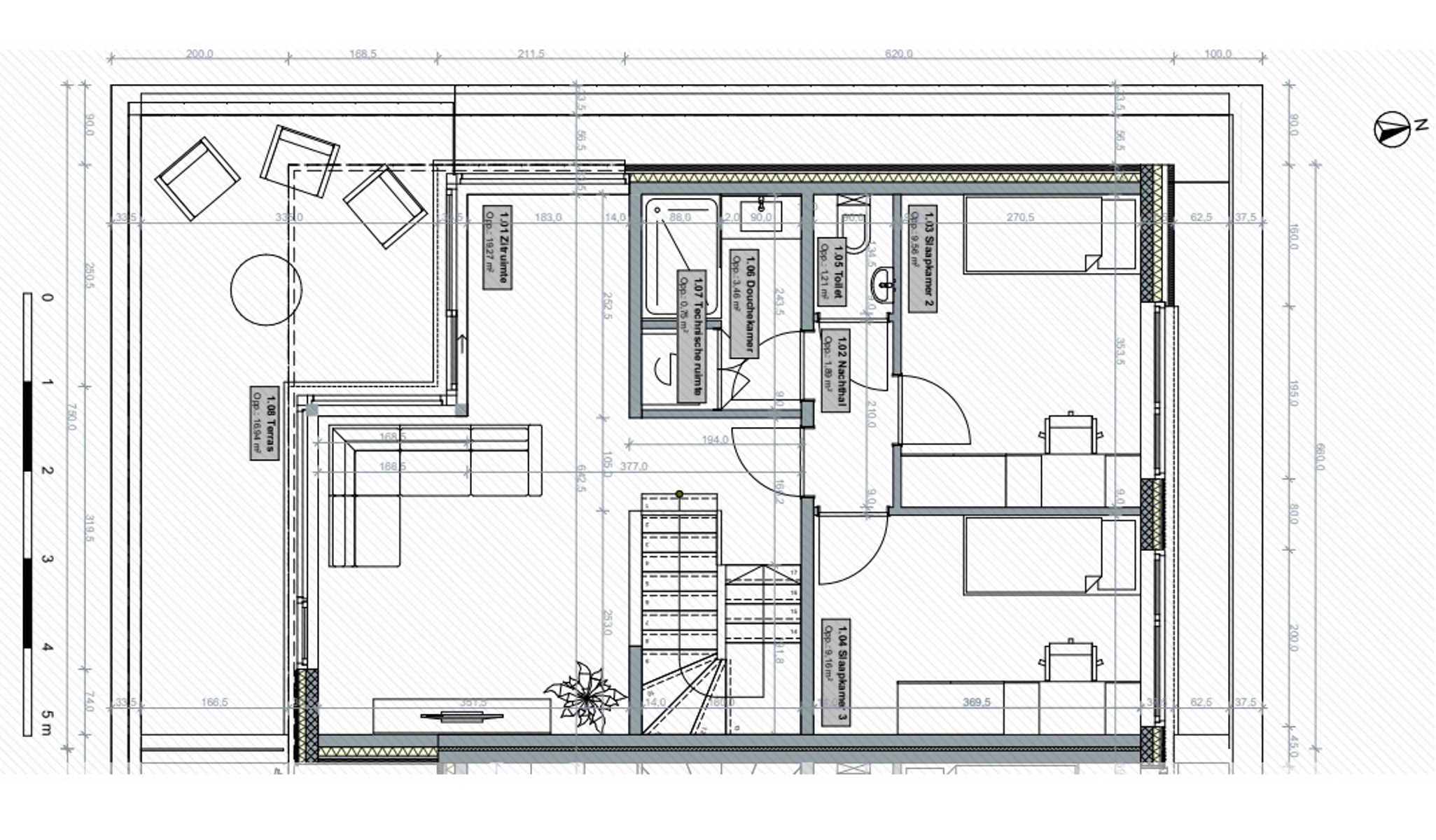 Koppelvilla met 3 slaapkamers en prachtig uitzicht te Gooik - foto 3