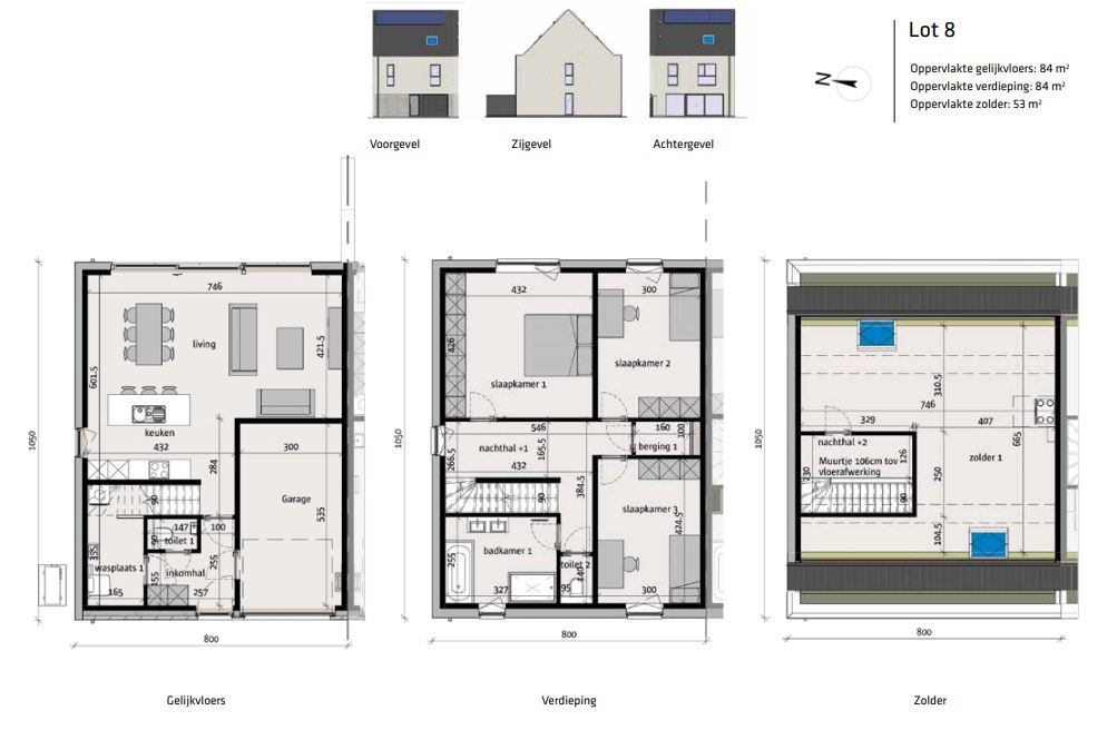 Huis te koop in Evergem met 3 slaapkamers - foto 1