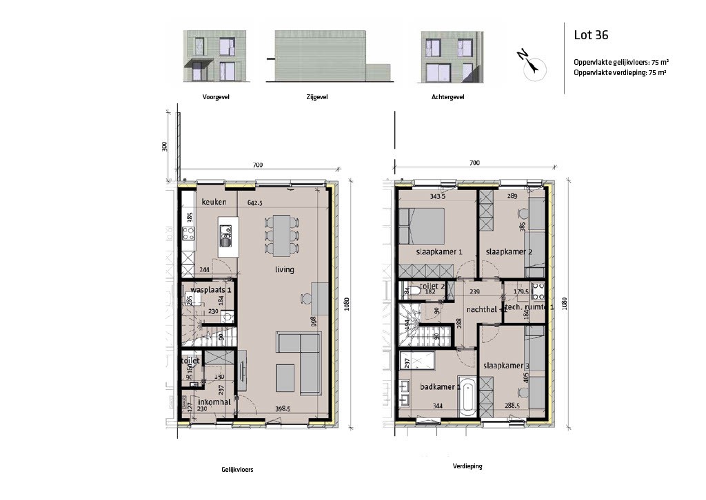 Energieneutrale HOB met 3 slpks en mogelijkheid carport - foto 2
