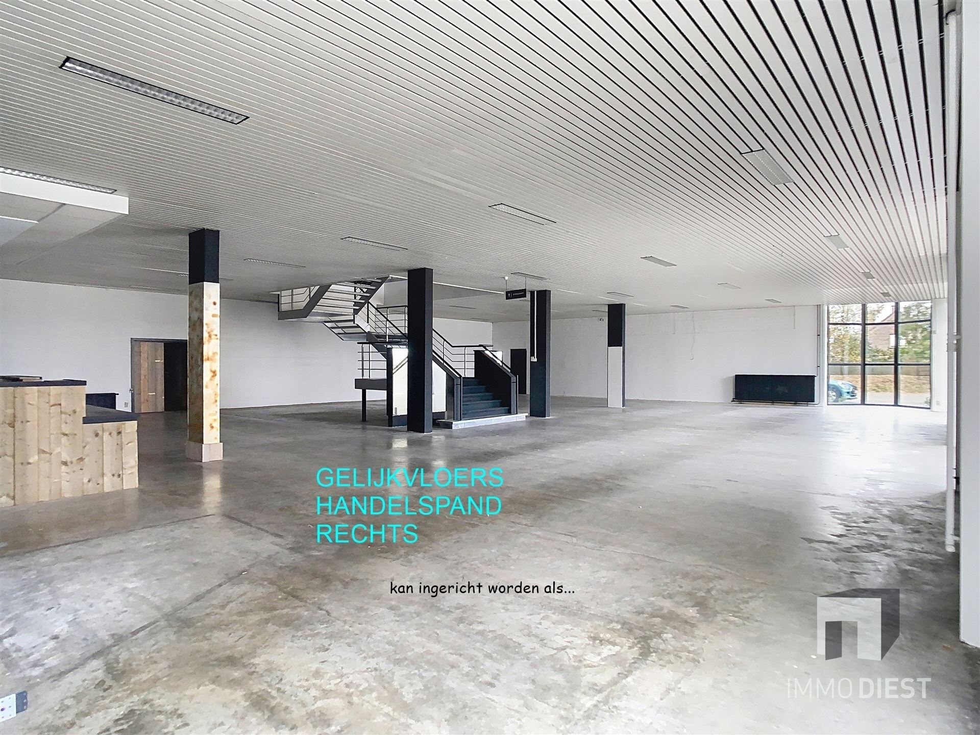 Handelspand van 1181m2 met ruime parking langs verbindingsweg - foto 4
