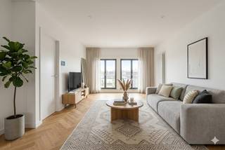 Dit lichtrijke 1-slaapkamer appartement van 56 m² is de ideale basis om volledig naar eigen smaak in te richten met als grote troef een...