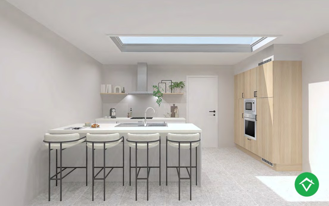 Centraal gelegen nieuwbouwwoning met 3 slaapkamers, tuin en overdekte autostaanplaats - foto 4