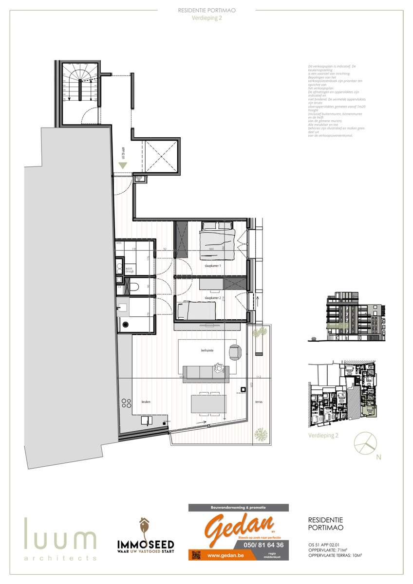 Appartement te koop in Oostende met 2 slaapkamers - foto 2