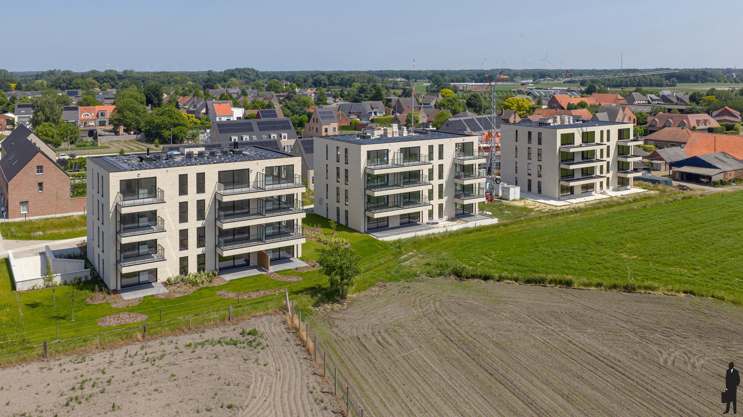 Appartement met 3 slpks + west terras met zicht over weiland - foto 2