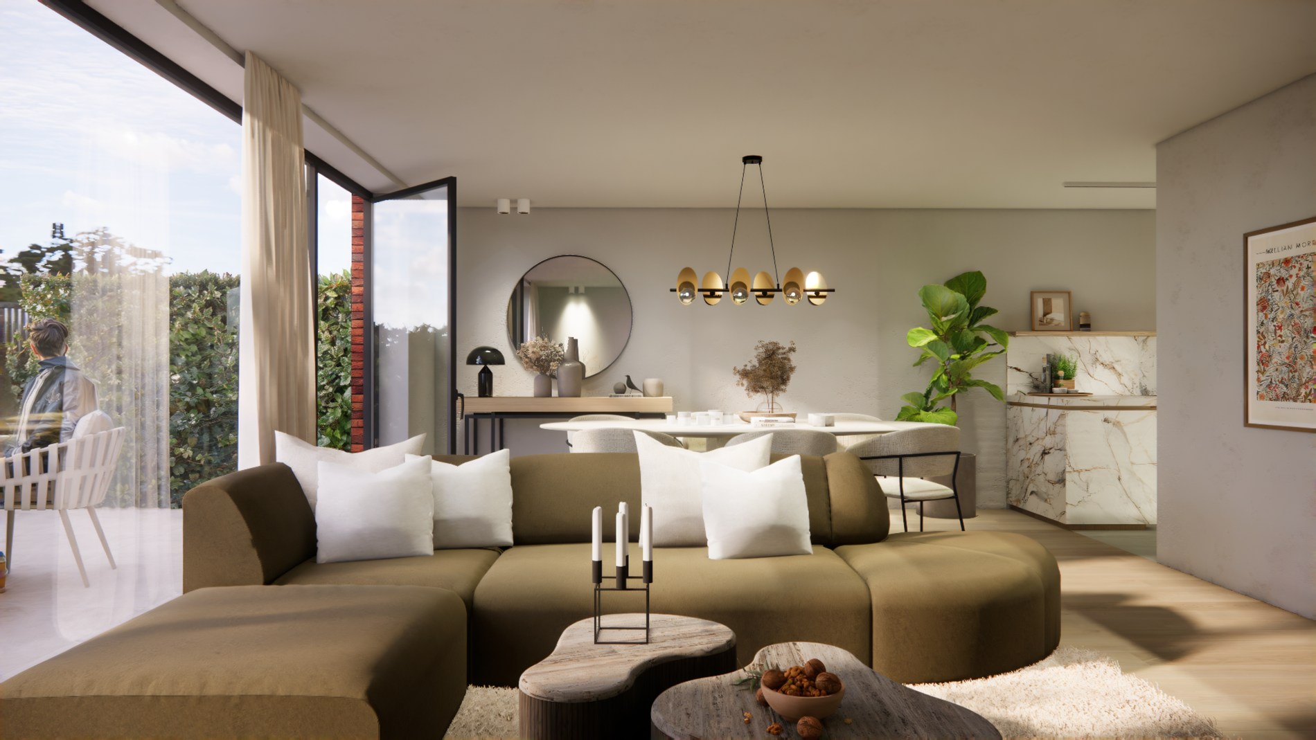 Ruim duplex appartement met leefruimte op tuinniveau in nieuwbouwproject Che Vista - foto 4