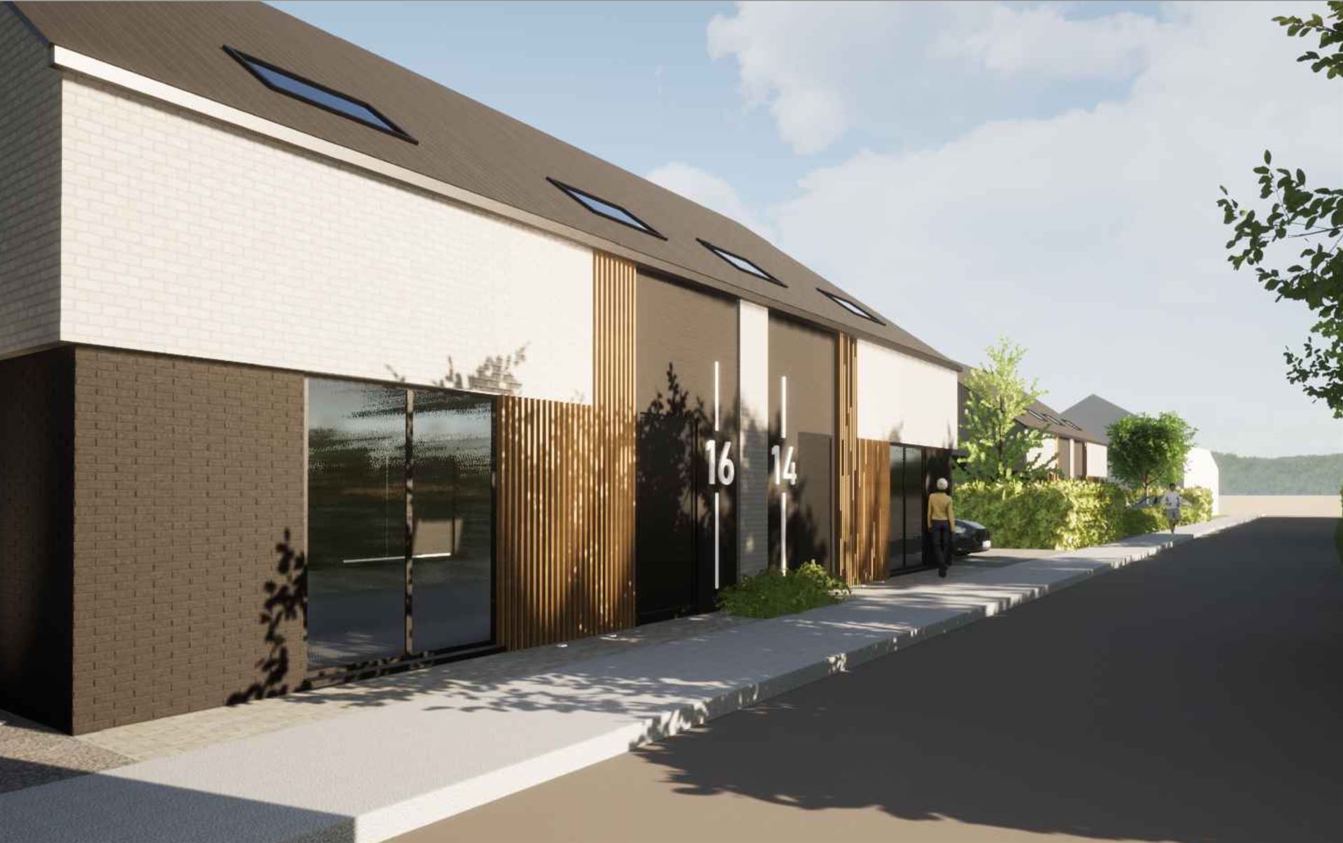 Projectgrond met vergunning voor 4 halfopen woningen - foto 4