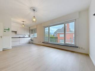 Het appartement is gelegen op wandelafstand van het centrum van Roeselare en heeft tegelijkertijd een vlotte ontsluiting naar de Ring.<br />Dit appartement is gelegen op de 1ste verdieping van het gebouw en omvat een inkom, leefruimte met open ingerichte keuken, berging, slaapkamer en badkamer met inloopdouche, lavabomeubel en toilet.<br />U kunt gebruik maken van de gemeenschappelijke vuilnisberging en fietsenberging.<br />Geen bijkomende syndic-kosten!<br /><br />Het appartement is onmiddellijk vrij.<br /><br />EPC uc 8831 : label B