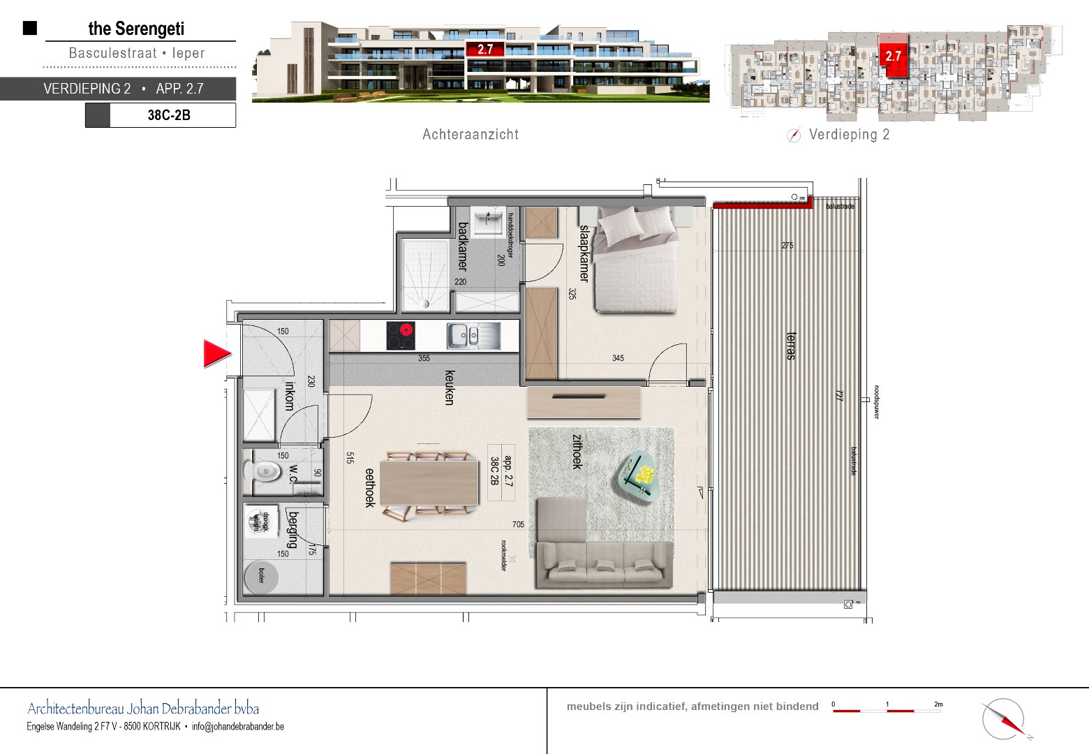 Apartment for sale in Ypres with 1 bedroom - photo 2