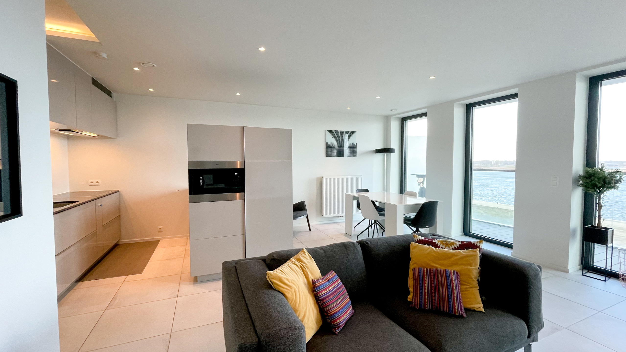 gemeubeld 1-slpk-app op Nieuw-Zuid met Scheldezicht - foto 1