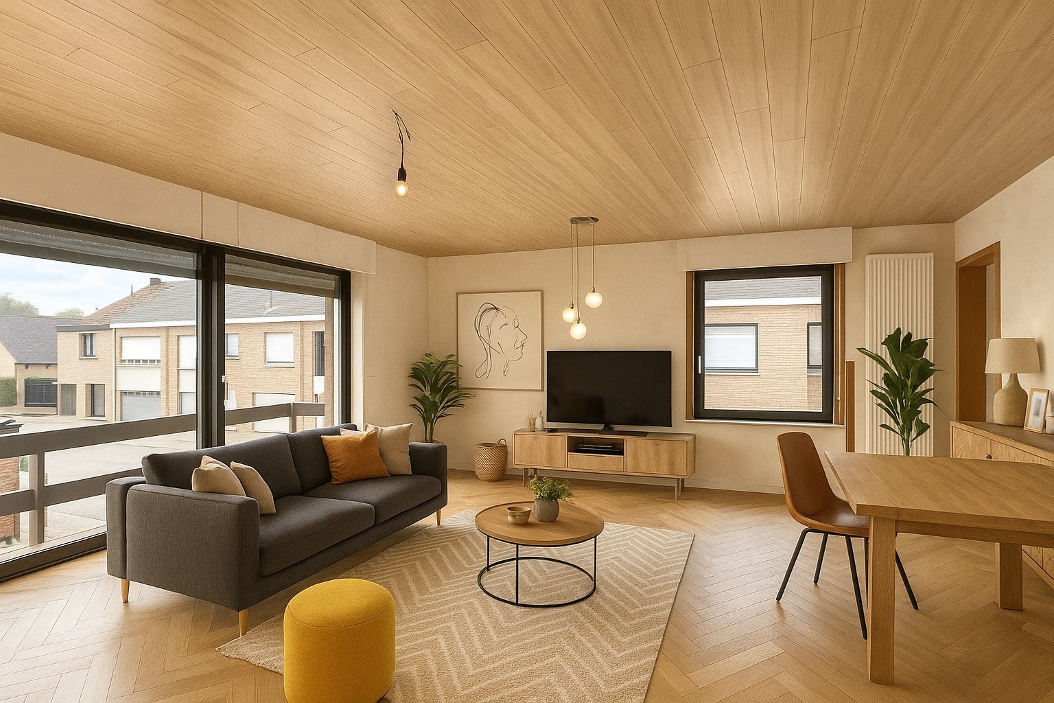 Ruim duplexappartement met terras en garage nabij centrum Roeselare - foto 3