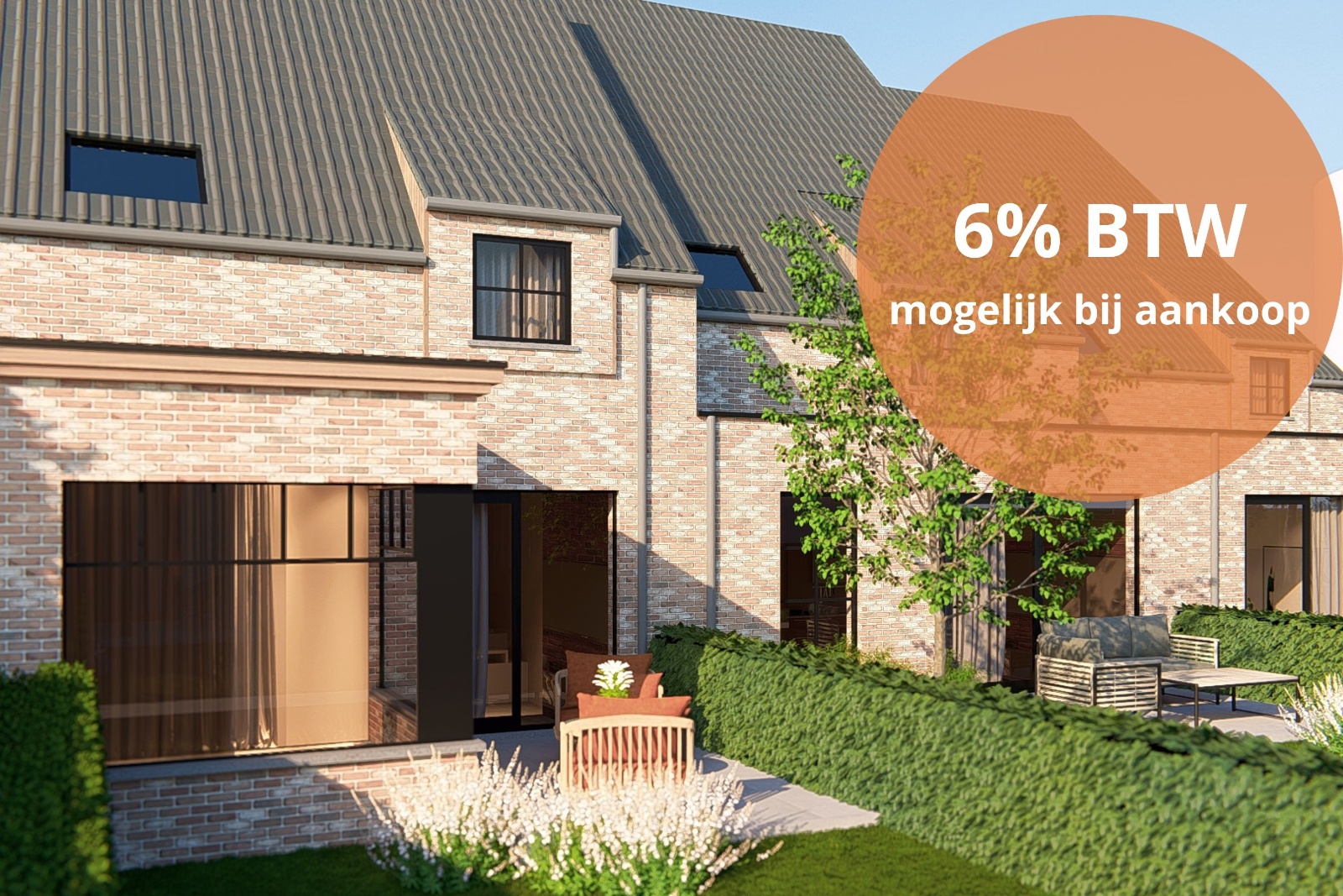 Nieuwbouwwoningen met zuidoriëntatie in het centrum van Bornem !!! - photo 5