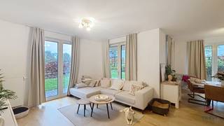 BRAINE-L’ALLEUD, in a recent building, ground-floor apartment of ±110m² with garden and terrace. It is composed as follows: entrance hall...