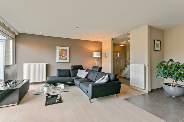 Exclusief duplex-appartement met 3-slk en riant terras op gegeerde ligging aan de Visserij - foto 3