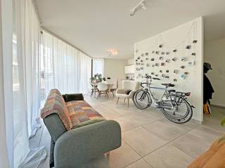 Nieuwbouw gelijkvloers appartement gelegen in een prachtig binnengebied!Dit lichtrijk appartement is gelegen op de gelijkvloers verdieping van het...