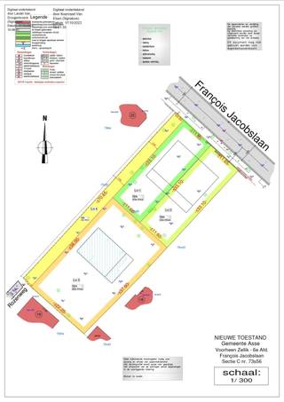 Terrain à construire pour une maison quatre façades dans une rue calme près du centre de Zellik.Il s'agit d'un terrain de 8a 64ca avec une largeur...