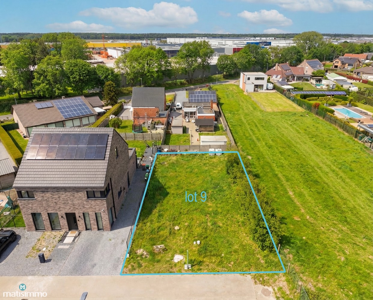 RUSTIG GELEGEN BOUWGROND VOOR OPEN BEBOUWING MET ZUIDWESTGEORIËNTEERDE TUIN TE OUDSBERGEN - foto 5